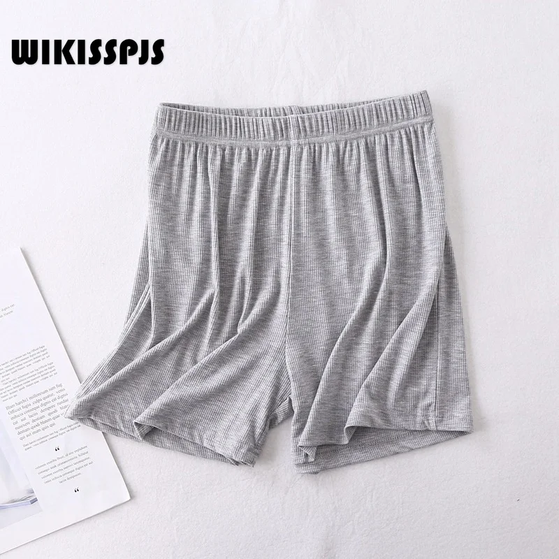 WIKISSPJS Summer Screw Thread Women's Home Modal Pajamas Home Loose Casual Thin Sports Large Shorts Sleepwear Bottoms Womens 
WIKISSPJS Summer Screw Thread Women's Home Modal Pajamas Home Loose Casual Thin Sports Large Shorts Sleepwear Bottoms Womens