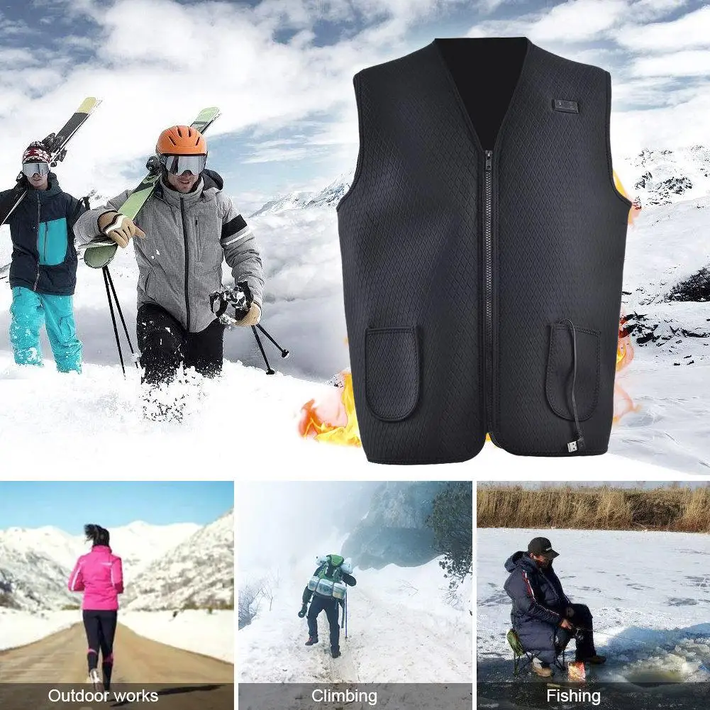 Motorcycle Electric Heating Vest Jacket Adjustable USB Charging Heated Warm Vest for Outdoor Camping Hiking Golf Motorcycle Vest
Motorcycle Electric Heating Vest Jacket Adjustable USB Charging Heated Warm Vest for Outdoor Camping Hiking Golf Motorcycle Vest