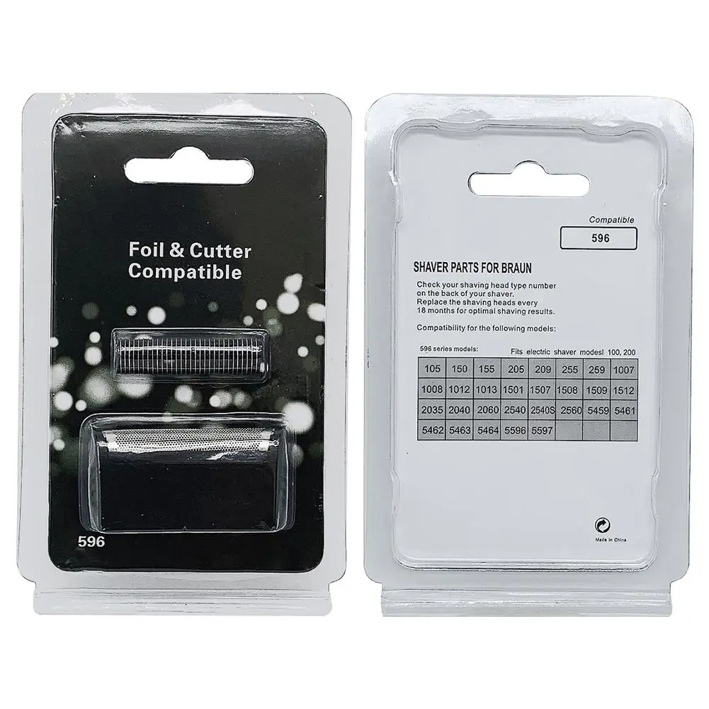 New For Braun 596 Electric Shaver Retina Mesh Head Set Men Shaver Foil Cutter Set Shaver Replacement Foil For Braun 1000/2000
New For Braun 596 Electric Shaver Retina Mesh Head Set Men Shaver Foil Cutter Set Shaver Replacement Foil For Braun 1000/2000