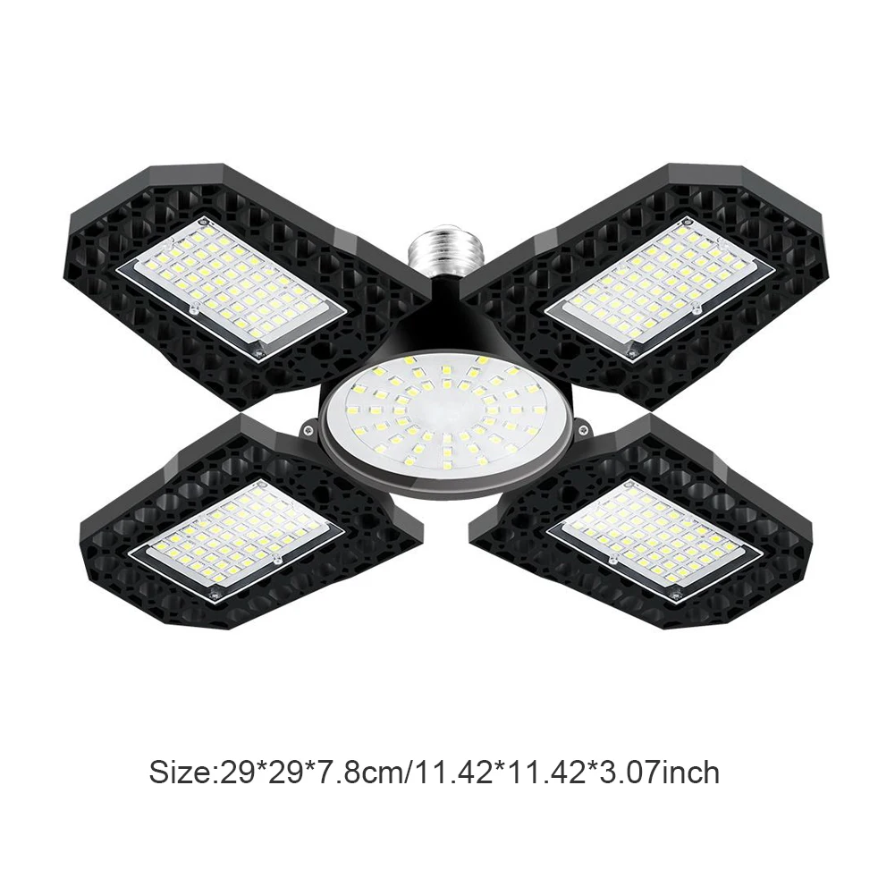 New LED Garage Light E27 100W Foldable Garage Ceiling Lamp Deformation Basement Indoor Outdoor Deformation High Bay Light
New LED Garage Light E27 100W Foldable Garage Ceiling Lamp Deformation Basement Indoor Outdoor Deformation High Bay Light