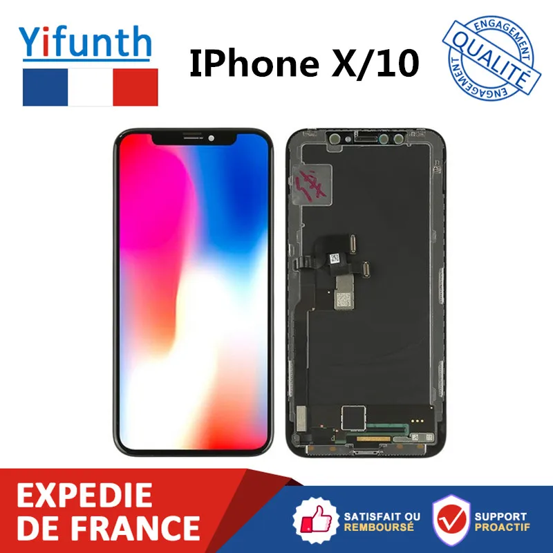 Quality LCD Display Screen Digitizer Assembly Display Touch Black Screen For iPhone X 10 LCD Display Replacement
Quality LCD Display Screen Digitizer Assembly Display Touch Black Screen For iPhone X 10 LCD Display Replacement