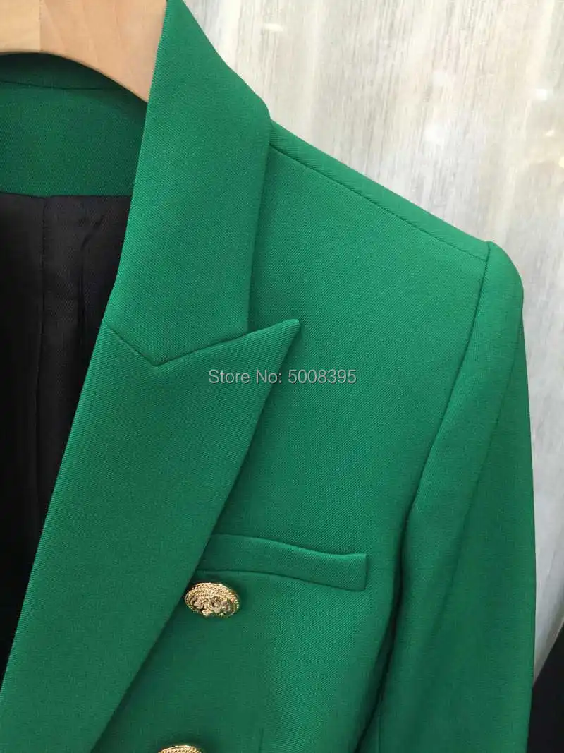 Limited GREEN Double Breasted Blazer Slim Waist Shoulder Notched lapels Woman Fashion Suit 2021 Spring Summer Autumn 
Limited GREEN Double Breasted Blazer Slim Waist Shoulder Notched lapels Woman Fashion Suit 2021 Spring Summer Autumn