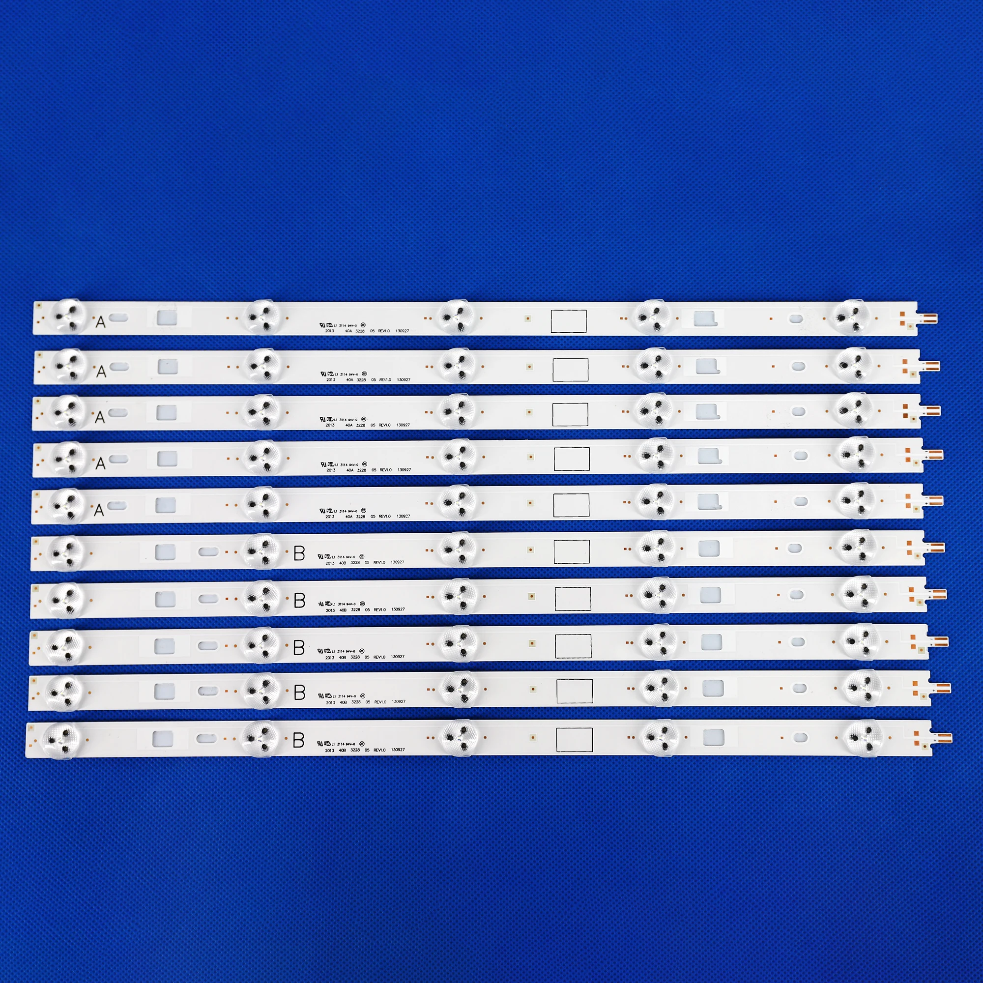 New 20 PCS 5LED LED backlight strip for Sony TV 40" KDL-40RM10B 2013SONY40A 2013SONY40B KDL-40W600B KDL-40R483B KDL-40R453B
New 20 PCS 5LED LED backlight strip for Sony TV 40" KDL-40RM10B 2013SONY40A 2013SONY40B KDL-40W600B KDL-40R483B KDL-40R453B