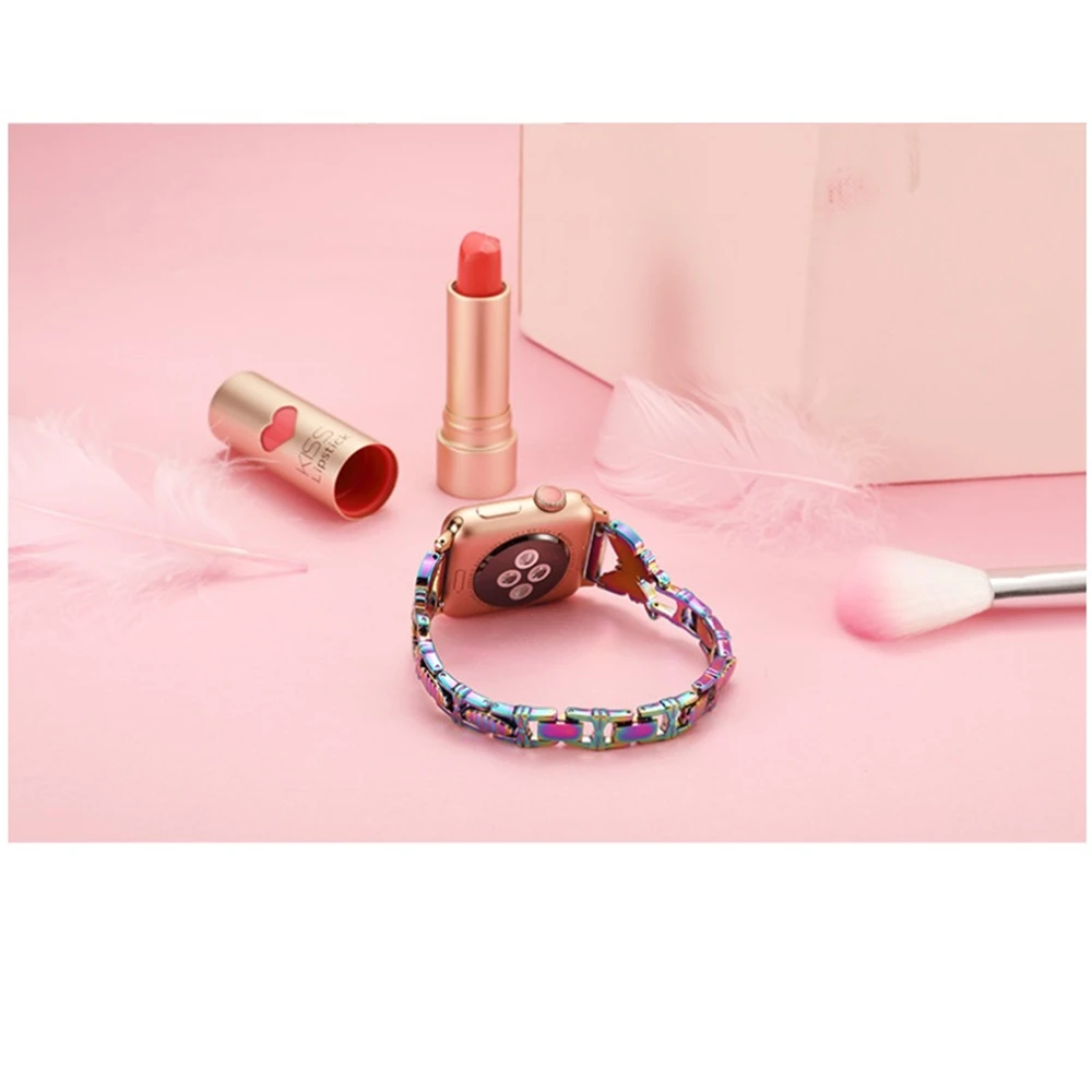 for apple watch 3 4 5 band 40mm 38mm women's Girl's bracelet for iwatch correa 44mm 42mm bling pulseira smart watchband strap
for apple watch 3 4 5 band 40mm 38mm women's Girl's bracelet for iwatch correa 44mm 42mm bling pulseira smart watchband strap
