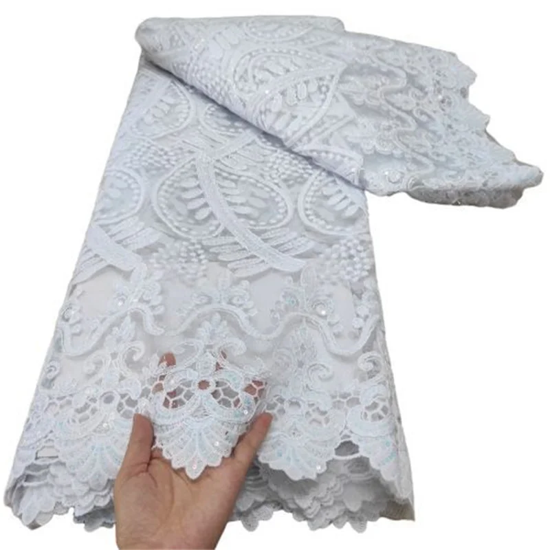 High Quality African Sequins Lace Fabric French Net Embroidery Tulle Lace Fabric For Nigerian Wedding Party Dress Pure white
High Quality African Sequins Lace Fabric French Net Embroidery Tulle Lace Fabric For Nigerian Wedding Party Dress Pure white