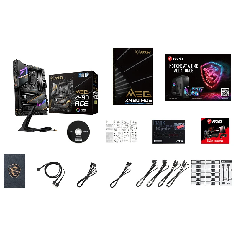 MSI MEG Z490 ACE WIFI6 ATX Desktop Motherboard Support CPU 10900K/10700K (Intel Z490/LGA 1200)
MSI MEG Z490 ACE WIFI6 ATX Desktop Motherboard Support CPU 10900K/10700K (Intel Z490/LGA 1200)
