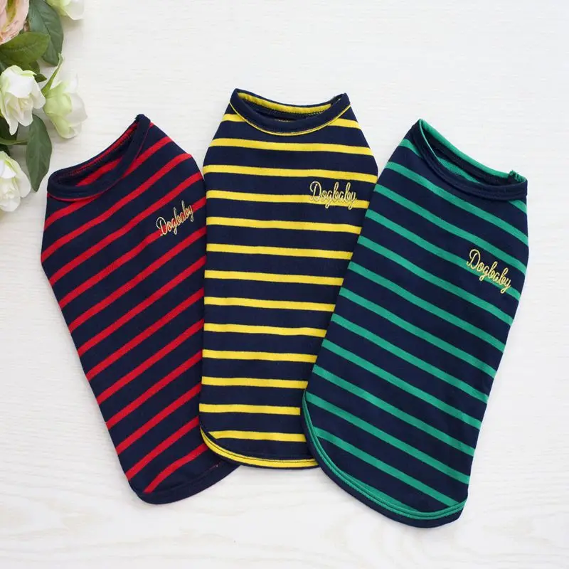 New Summer Cute Pet Clothing Dog Clothes Spring And Summer New Teddy Dog Pet Clothing Summer Thin Casual Striped Vest
New Summer Cute Pet Clothing Dog Clothes Spring And Summer New Teddy Dog Pet Clothing Summer Thin Casual Striped Vest