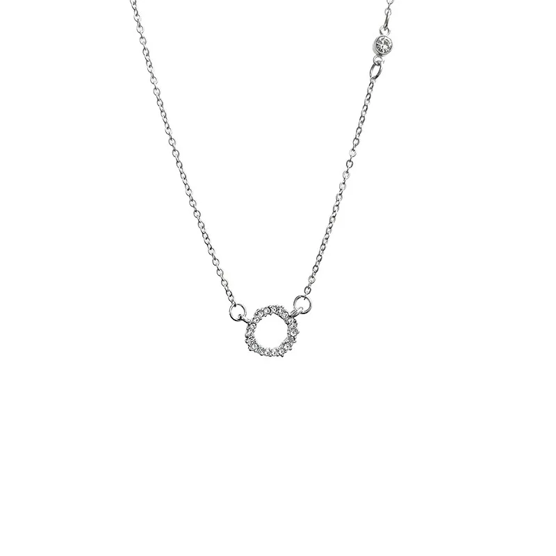 2021, New Circular Zircon Crystal Pendant Necklace Fashionable Joker Sweet Necklace Chain Of Clavicle Girl Jewelry Wholesale 
2021, New Circular Zircon Crystal Pendant Necklace Fashionable Joker Sweet Necklace Chain Of Clavicle Girl Jewelry Wholesale