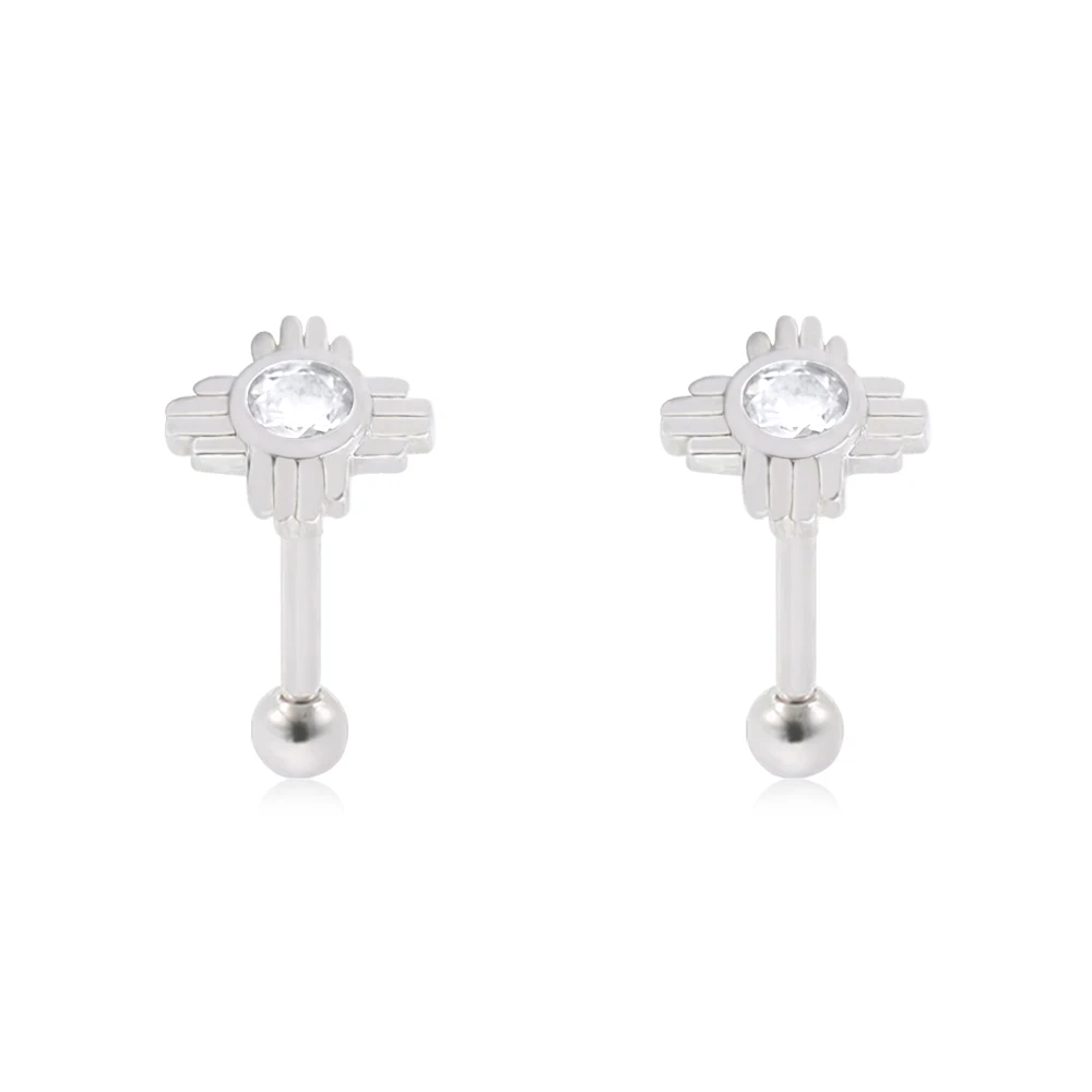 1Pair 16G Cute Cubic Zircon Ear Cartilage Pierce Earlobe Piercing Jewelry People's Palm Earrings Hypoallergenic Body Jewelry
1Pair 16G Cute Cubic Zircon Ear Cartilage Pierce Earlobe Piercing Jewelry People's Palm Earrings Hypoallergenic Body Jewelry
