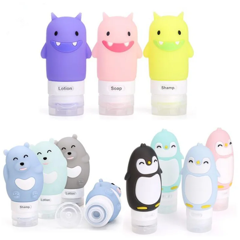 1PS Portable Cute Cartoon Bear Penguin Animal Silicone Travel Case Organizer Shampoo Shower Gel Lotion Storage Refillable Bottle
1PS Portable Cute Cartoon Bear Penguin Animal Silicone Travel Case Organizer Shampoo Shower Gel Lotion Storage Refillable Bottle