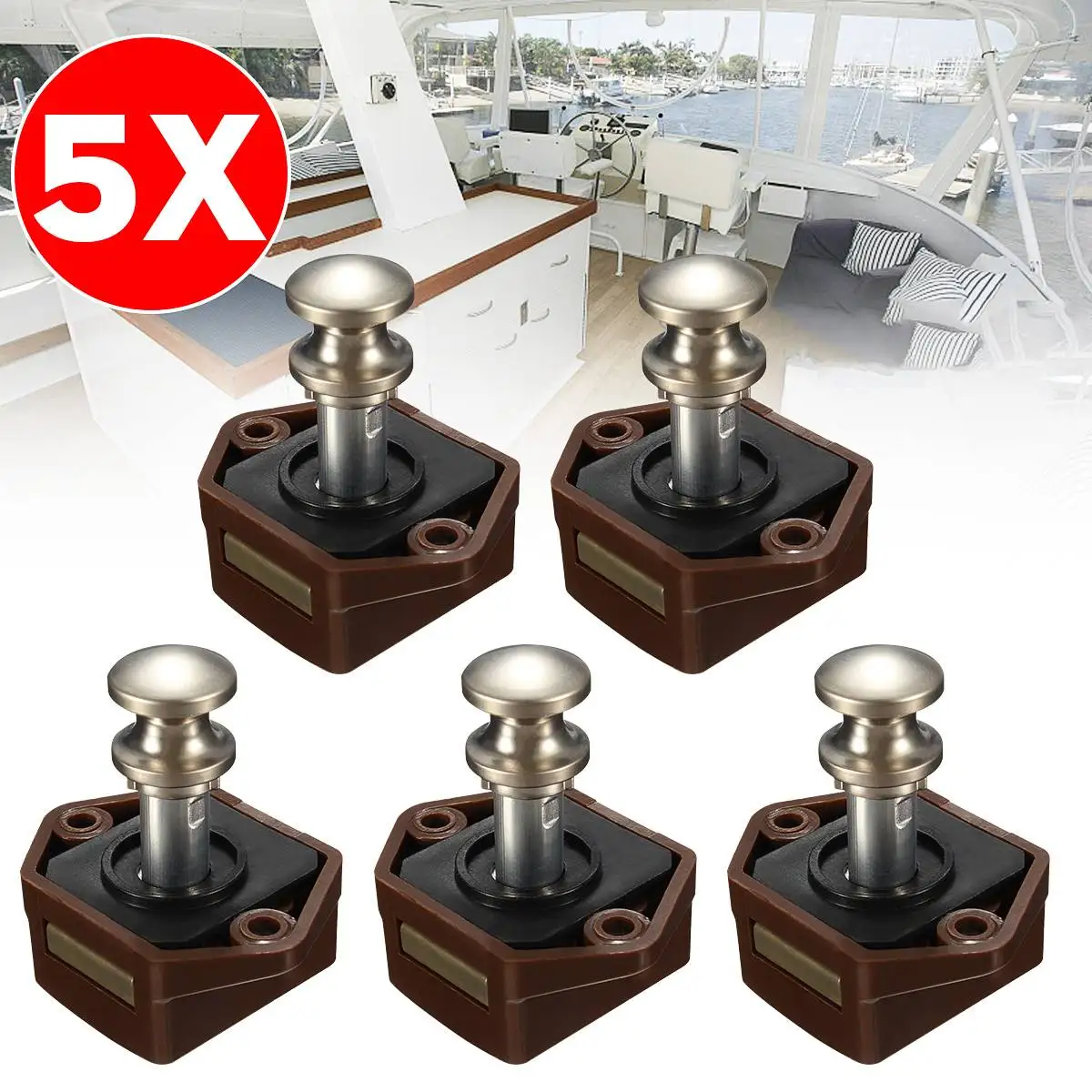 5/10PCS Camper Car Push Lock RV Caravan Boat Motor Home Cabinet Drawer Latch Button Locks Furniture Door Lock Hardware
5/10PCS Camper Car Push Lock RV Caravan Boat Motor Home Cabinet Drawer Latch Button Locks Furniture Door Lock Hardware
