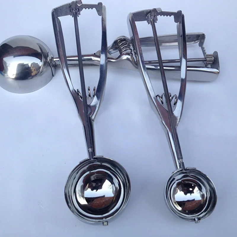 Kitchen 4CM 5CM 6CM Scoop Accessories Steel Spring Tools Ice Cream Ball Dish Stainless Supplies Size Watermelon Biscuit Spoon
Kitchen 4CM 5CM 6CM Scoop Accessories Steel Spring Tools Ice Cream Ball Dish Stainless Supplies Size Watermelon Biscuit Spoon