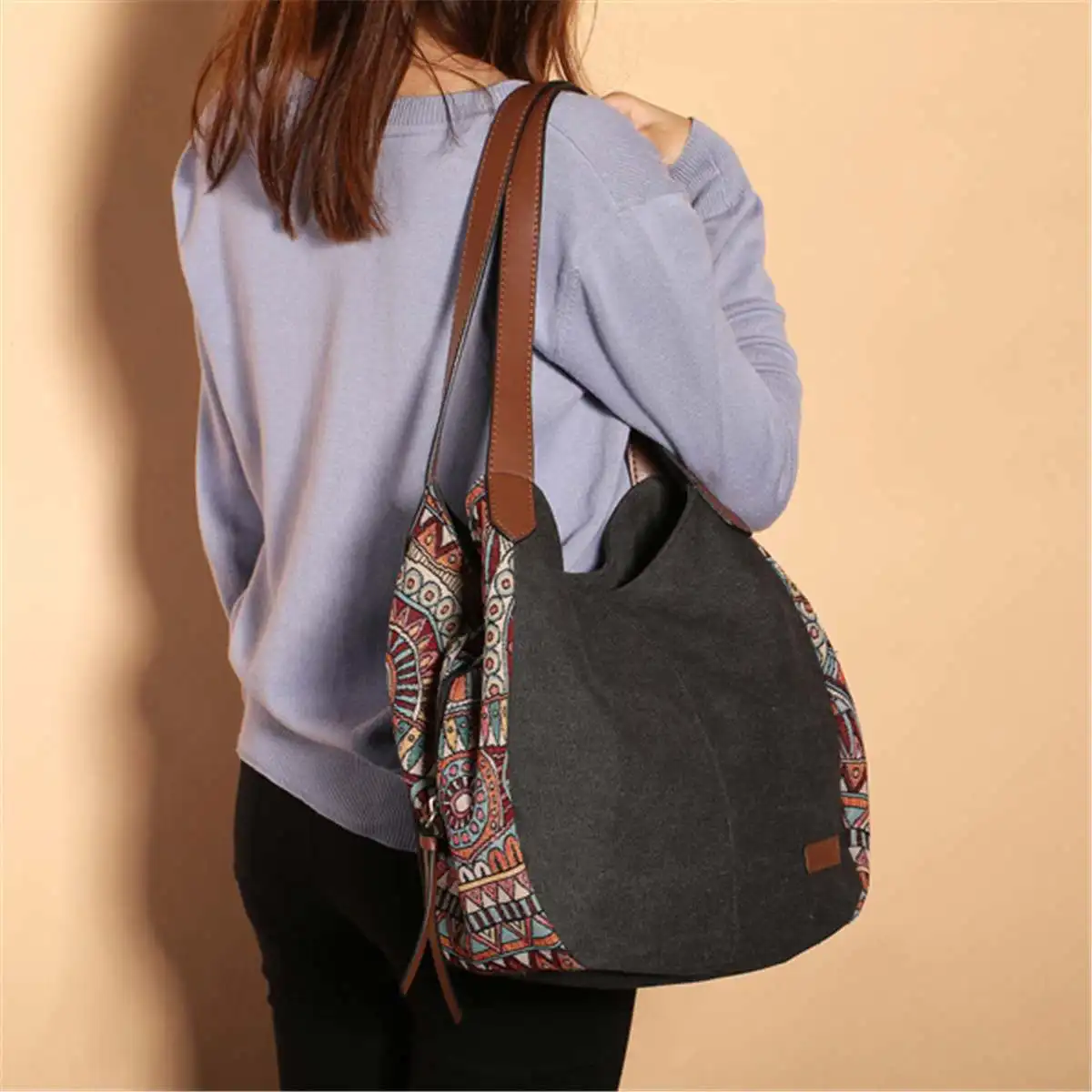 Brenice Bohemia Vintage Women Hand Bag Designers Luxury Large Capacity Canvas Floral Handbag Shoulder Bag For Women Handbags
Brenice Bohemia Vintage Women Hand Bag Designers Luxury Large Capacity Canvas Floral Handbag Shoulder Bag For Women Handbags
