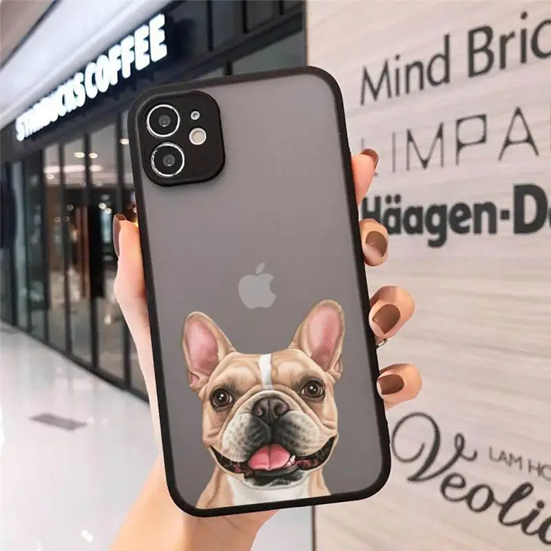 Pug Dog French Bulldog Phone Case matte transparent For iphone 7 8 11 12 plus mini x xs xr pro max cover
Pug Dog French Bulldog Phone Case matte transparent For iphone 7 8 11 12 plus mini x xs xr pro max cover