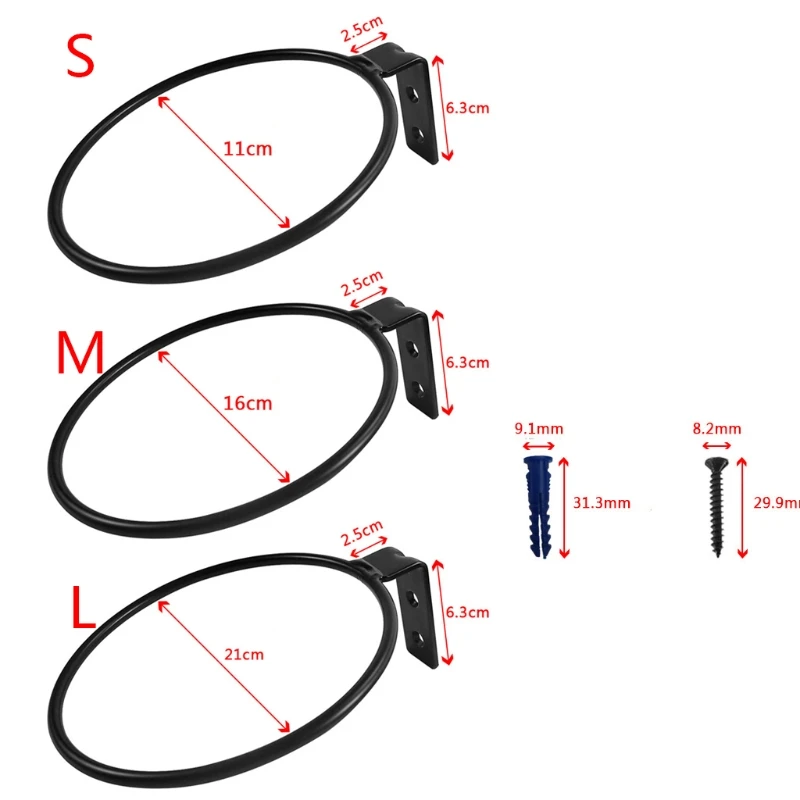Flower Pot Holder Ring Wall Mount Planter Tray Rack Bracket for Patio Balcony Fence Garden Decor
Flower Pot Holder Ring Wall Mount Planter Tray Rack Bracket for Patio Balcony Fence Garden Decor