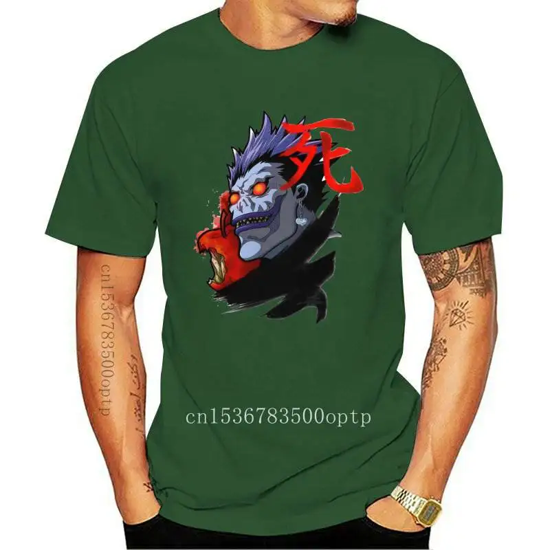 New Handsome Mens Death Note T-Shirts Short Sleeves Cotton Tshirt Printed Japan Manga Anime shinigami Ryuk Tees Shirt Fans Appar
New Handsome Mens Death Note T-Shirts Short Sleeves Cotton Tshirt Printed Japan Manga Anime shinigami Ryuk Tees Shirt Fans Appar