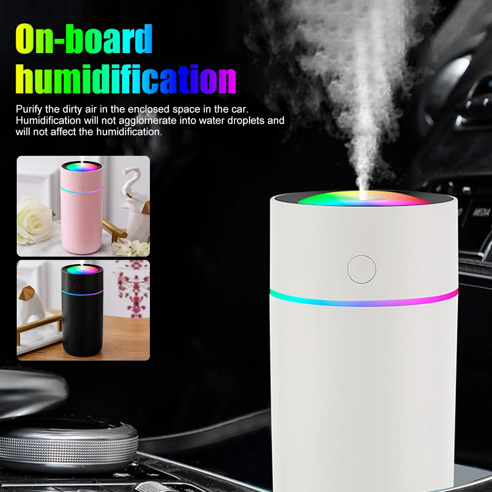 320ML Car Air Humidifier Portable Air Freshener with LED Night Light 2 Modes USB Oil Diffuser for Home Car Interior Accessories
320ML Car Air Humidifier Portable Air Freshener with LED Night Light 2 Modes USB Oil Diffuser for Home Car Interior Accessories