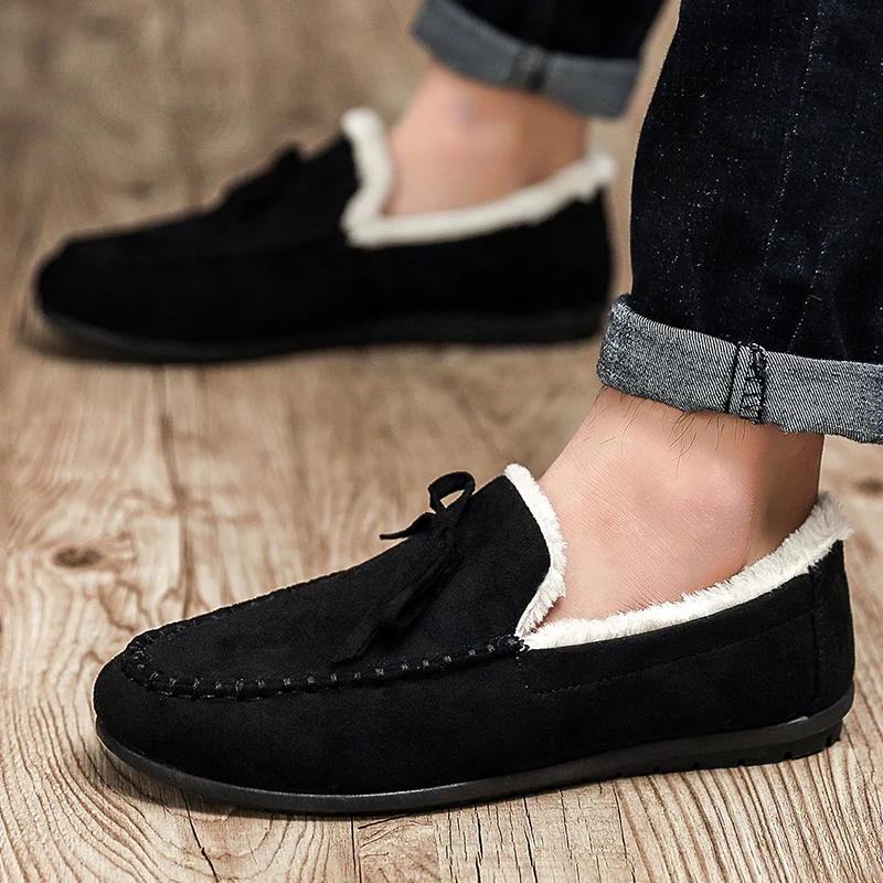 Winter Suede Shoes for Men Genuine Leather Loafer Mocasin Men Original Footwear Slip-on High Quality Shoes Zapatos Hombre Casual
Winter Suede Shoes for Men Genuine Leather Loafer Mocasin Men Original Footwear Slip-on High Quality Shoes Zapatos Hombre Casual