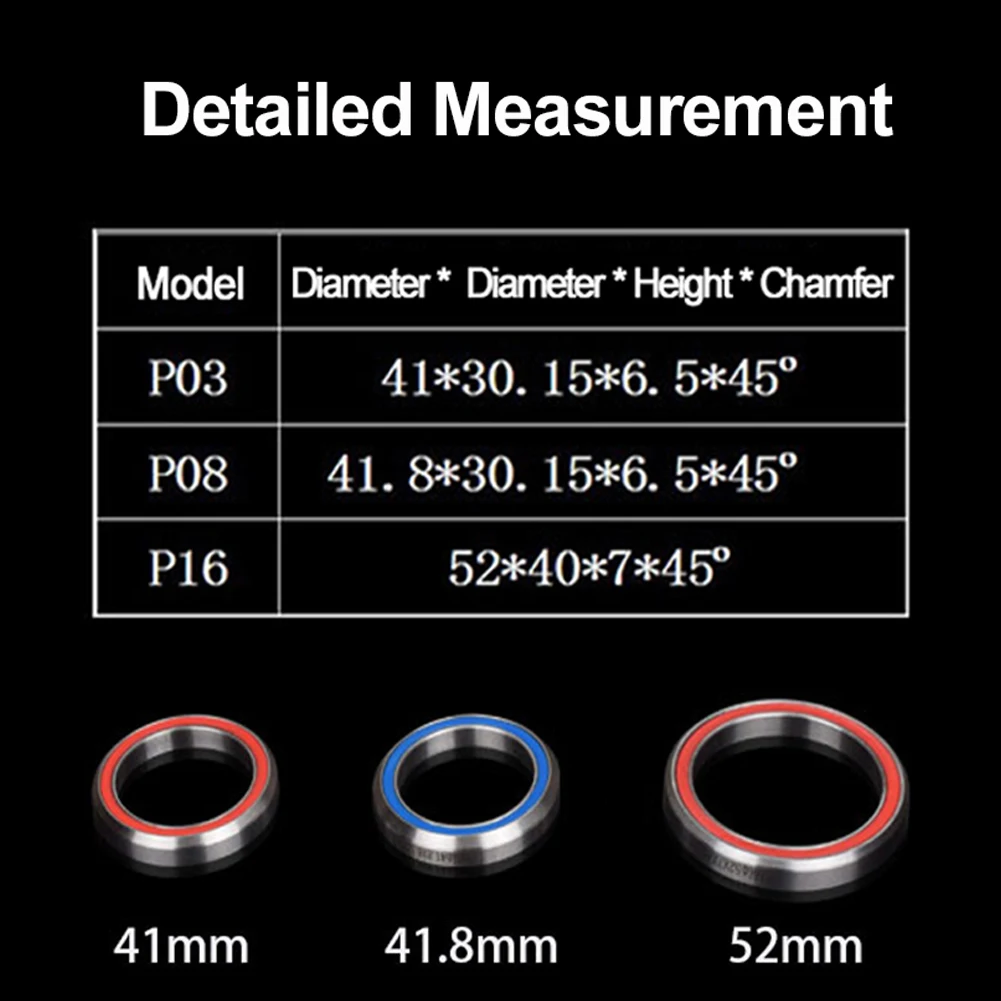 Bike Headset Bearing Bicycle Headset Sealed Ring Bearing Parts Headset Top Cap Bearings for Mountain MTB Bike High Quality
Bike Headset Bearing Bicycle Headset Sealed Ring Bearing Parts Headset Top Cap Bearings for Mountain MTB Bike High Quality