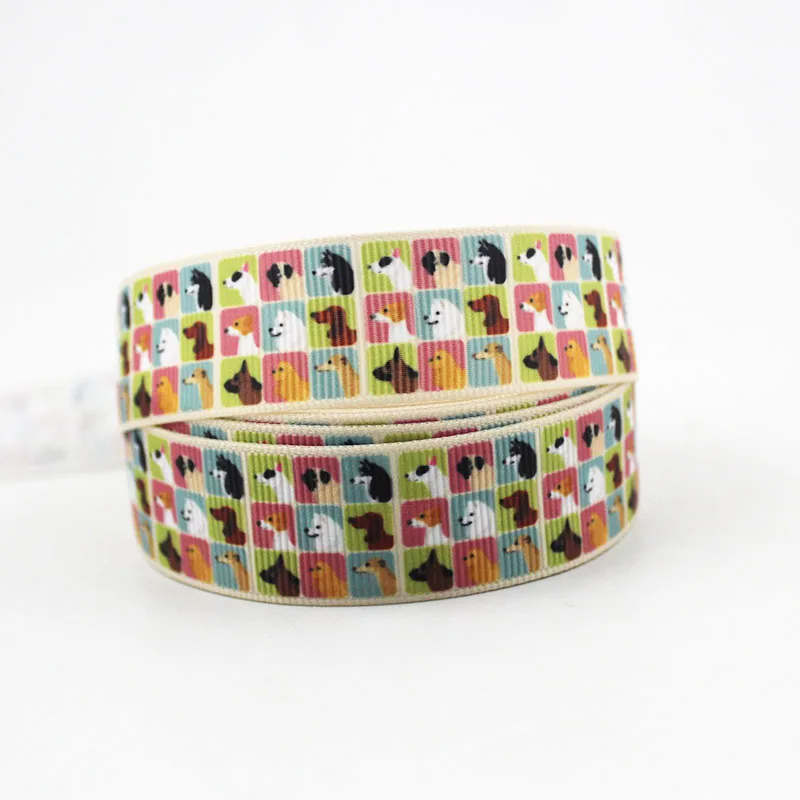 Cartoon Greyhound/dog printed grosgrain ribbon 9-75mm DIY handmade materials christmas wedding gift wrap tape ribbons 
Cartoon Greyhound/dog printed grosgrain ribbon 9-75mm DIY handmade materials christmas wedding gift wrap tape ribbons