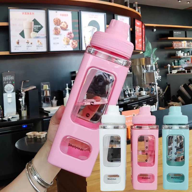 700ml Square Plastic Water Cup Portable Leakproof Sports Cup Square Cup Bottles Sports Cup
700ml Square Plastic Water Cup Portable Leakproof Sports Cup Square Cup Bottles Sports Cup