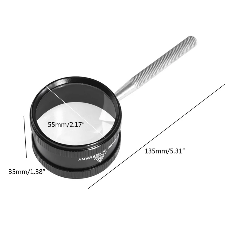 35X Handheld Magnifier Metal High Clarity Reading Magnifying Glass Portable Loupe Jewelry Magnifier,for Seniors Reading, Coins,
35X Handheld Magnifier Metal High Clarity Reading Magnifying Glass Portable Loupe Jewelry Magnifier,for Seniors Reading, Coins,