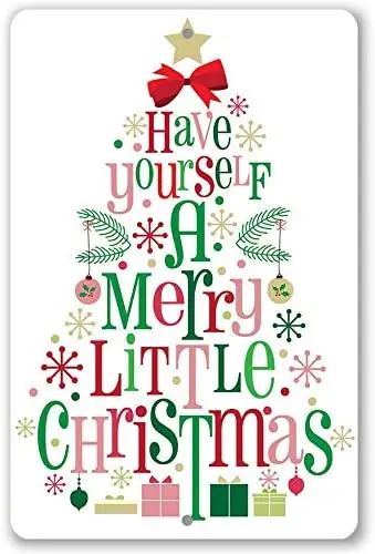 Tin Have Yourself A Merry Durable Metal Sign Metal tin Signs Vintage Wall Plaque Retro Club Pub bar Poster Decor 12"x8" Inch
Tin Have Yourself A Merry Durable Metal Sign Metal tin Signs Vintage Wall Plaque Retro Club Pub bar Poster Decor 12"x8" Inch