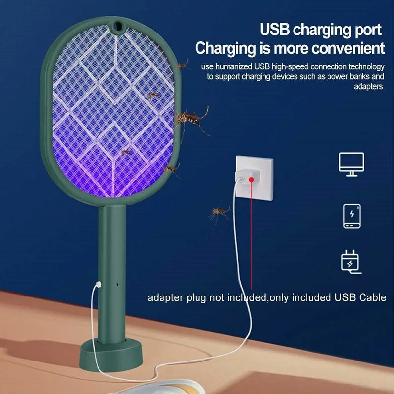Hot Sale 3000V Electric Insect Racket Swatter Zapper USB Rechargeable Summer Mosquito Swatter Kill Fly Bug Zapper Killer Trap
Hot Sale 3000V Electric Insect Racket Swatter Zapper USB Rechargeable Summer Mosquito Swatter Kill Fly Bug Zapper Killer Trap
