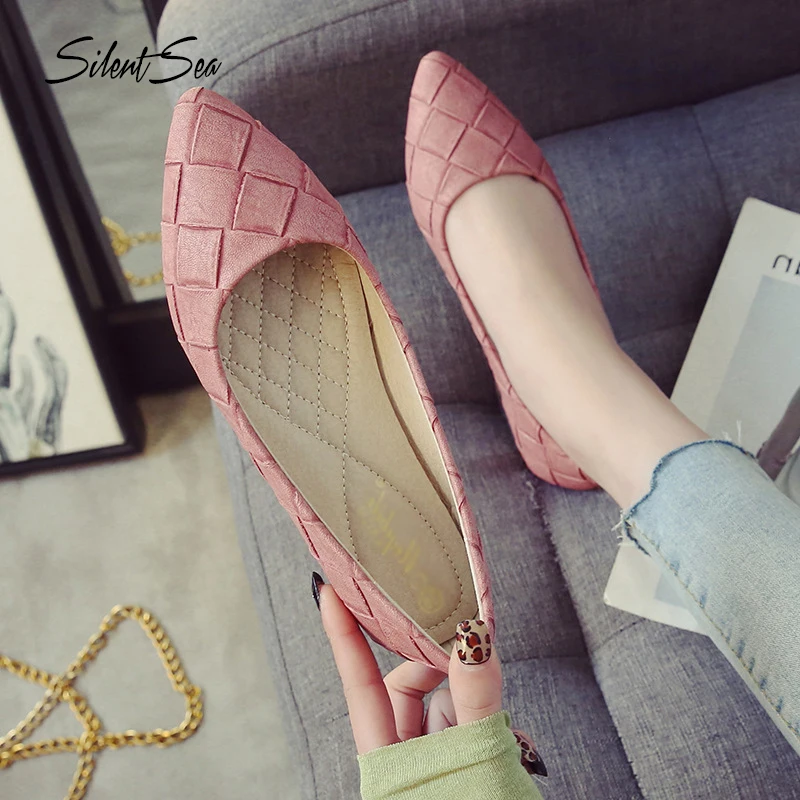 Женские туфли без застежки, розовые туфли с острым носком, на плоской подошве, Размеры 33-43, для весны, 2021 
Женские туфли без застежки, розовые туфли с острым носком, на плоской подошве, Размеры 33-43, для весны, 2021