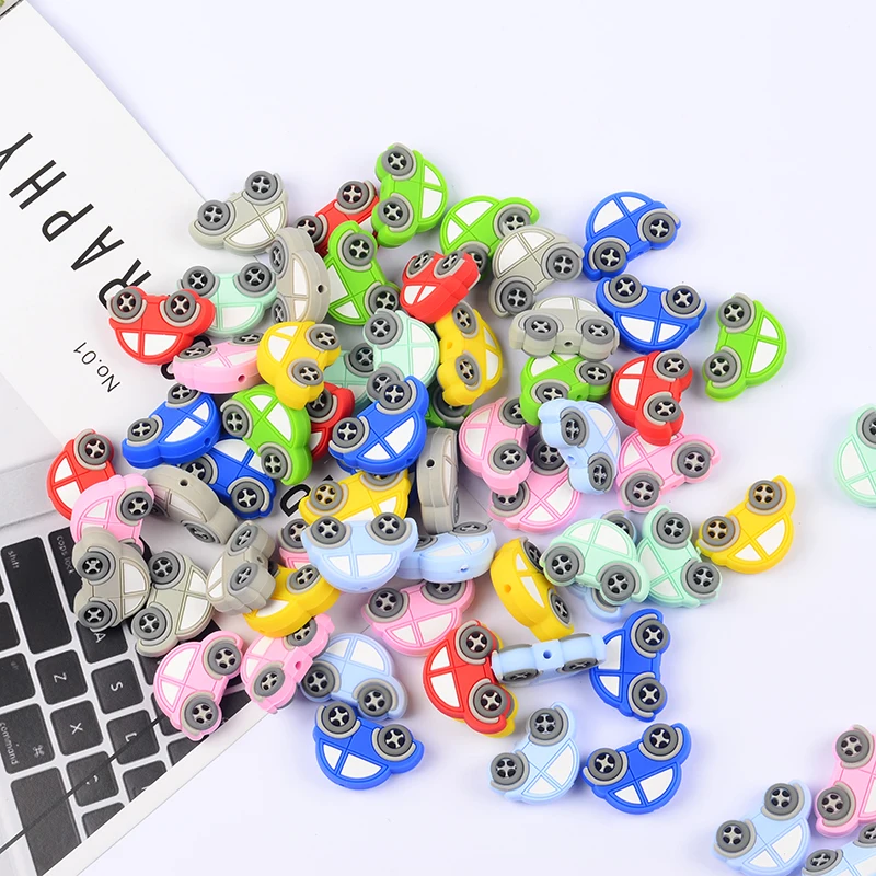10PCS/Lot Safty Silicone Car Beads Baby Cartoon Teething BPA Free For DIY Infant Pacifier Chain Clip Nursing Bracelet Toys
10PCS/Lot Safty Silicone Car Beads Baby Cartoon Teething BPA Free For DIY Infant Pacifier Chain Clip Nursing Bracelet Toys