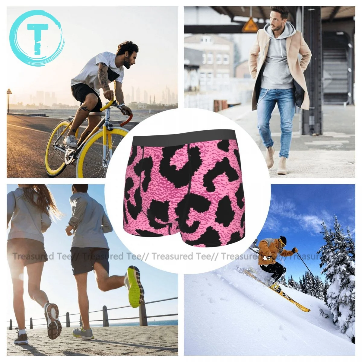 Leopard Underwear Sublimation Trenky Polyester Trunk Sublimation Stretch Men Boxer Brief
Leopard Underwear Sublimation Trenky Polyester Trunk Sublimation Stretch Men Boxer Brief