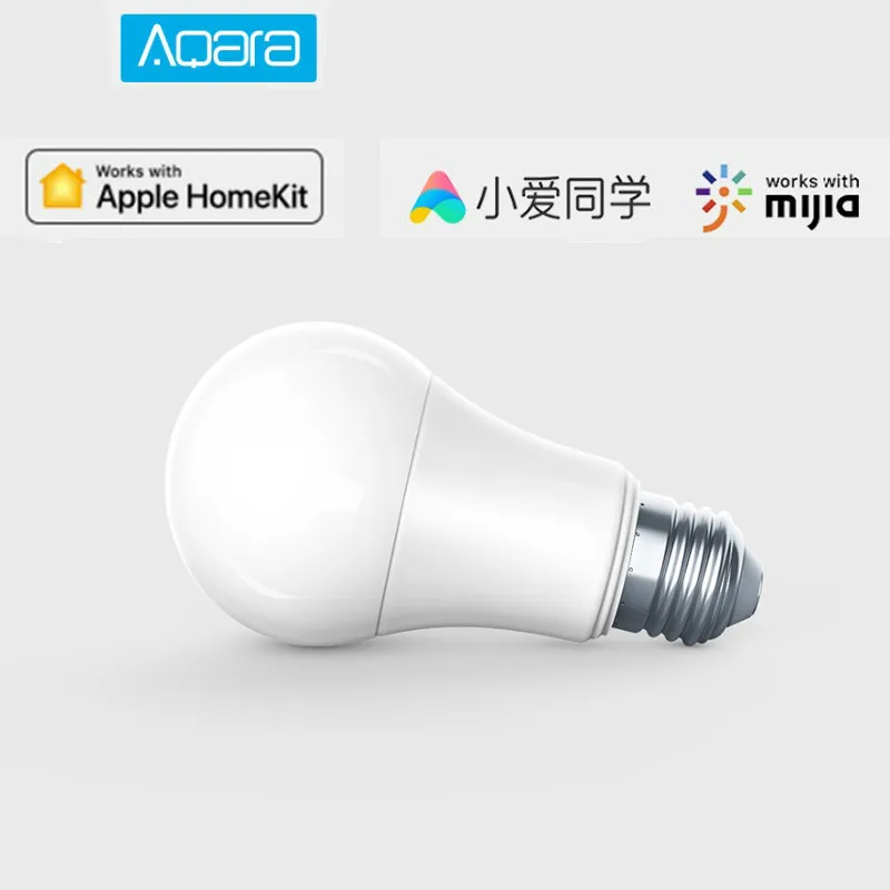 Умный светодиодный светильник Aqara 9W E27 2700K 6500K 806lum белого цвета работает с домашним