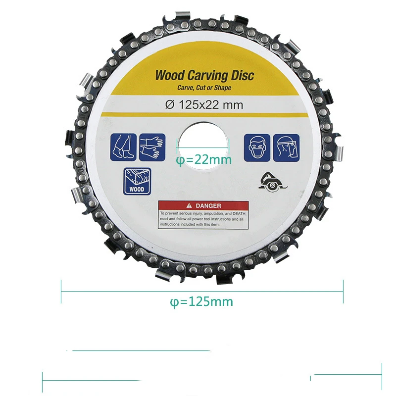 Wood grooving saw blade for woodworking chain disk 4 inch/5 inch angle grinder
Wood grooving saw blade for woodworking chain disk 4 inch/5 inch angle grinder