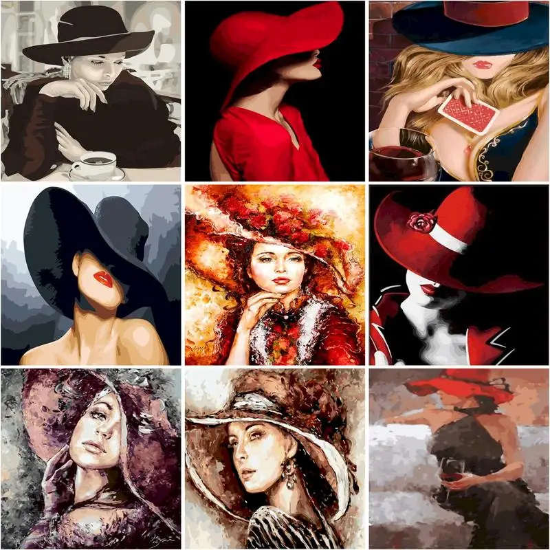 GATYZTORY DIY Painting By Number Canvas Kits Woman Unique Gift 40x50cm Pictures By Numbers Portrait Home Decoration
GATYZTORY DIY Painting By Number Canvas Kits Woman Unique Gift 40x50cm Pictures By Numbers Portrait Home Decoration