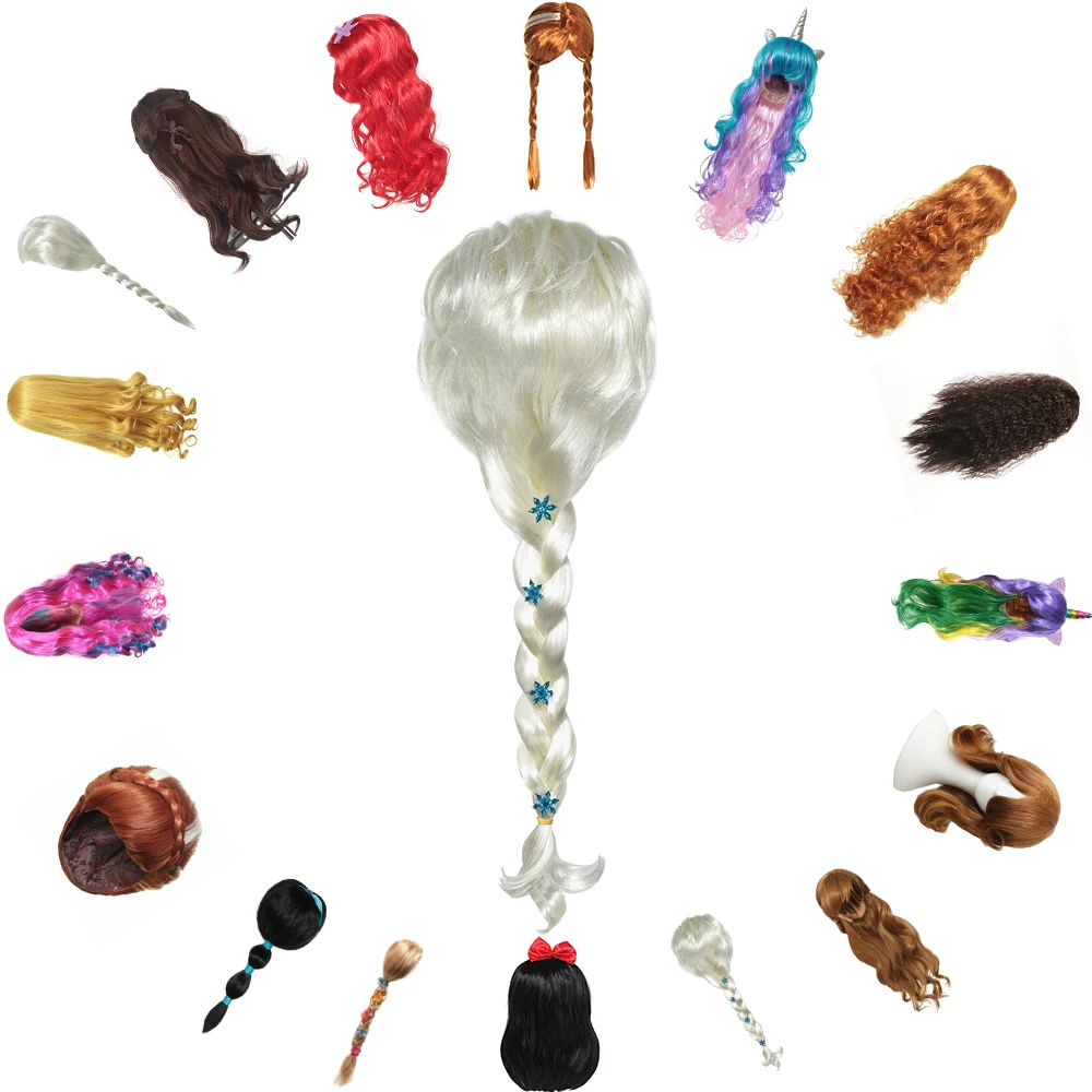 Girls Elsa White Wig Kids Cosplay Snow Queen 2 Elza Anna Braid Children Carnival Halloween Birthday Princess Party Accessories
Girls Elsa White Wig Kids Cosplay Snow Queen 2 Elza Anna Braid Children Carnival Halloween Birthday Princess Party Accessories