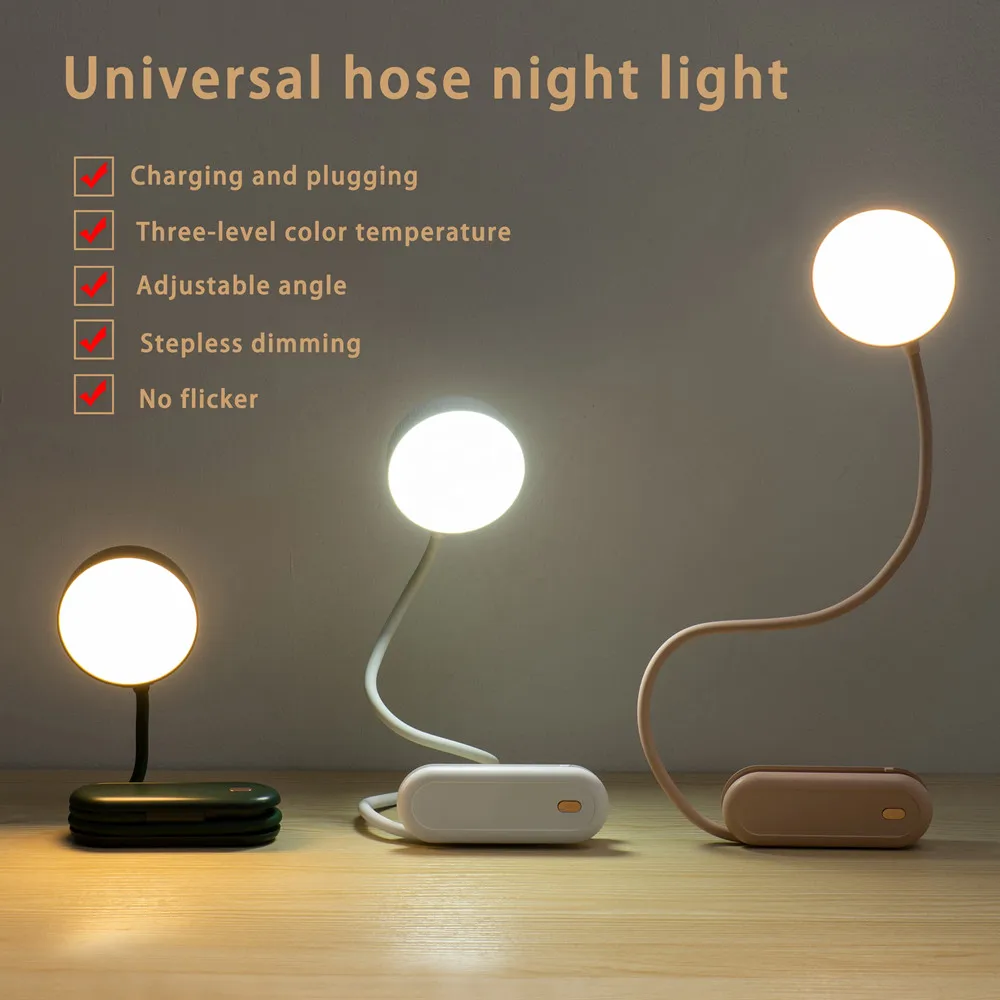 Foldable New Product Creative Table Lamp Rechargeable Reading Light Universal Hose Night Light Portable Desk Lamp Mini Hanging
Foldable New Product Creative Table Lamp Rechargeable Reading Light Universal Hose Night Light Portable Desk Lamp Mini Hanging
