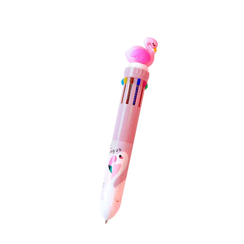2pc Kawaii Multicolor Color Ballpoint Pen Flamingo Fresh Oil Pen Creative Cartoon Cute Ten Color Hand Pen Press Stationery
2pc Kawaii Multicolor Color Ballpoint Pen Flamingo Fresh Oil Pen Creative Cartoon Cute Ten Color Hand Pen Press Stationery