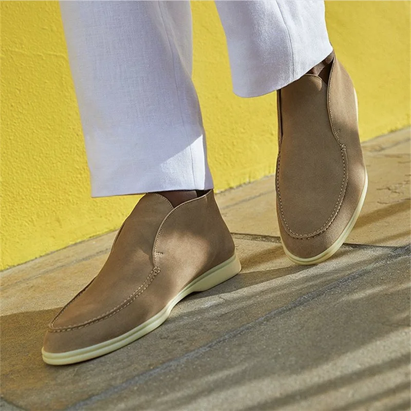 Man And Women Loafers Kid Suede Casual Flat Shoes Woman Round Toe Male Driving Shoes Slip-on Comfort Lazy Loafers Ladies Shoes 
Man And Women Loafers Kid Suede Casual Flat Shoes Woman Round Toe Male Driving Shoes Slip-on Comfort Lazy Loafers Ladies Shoes