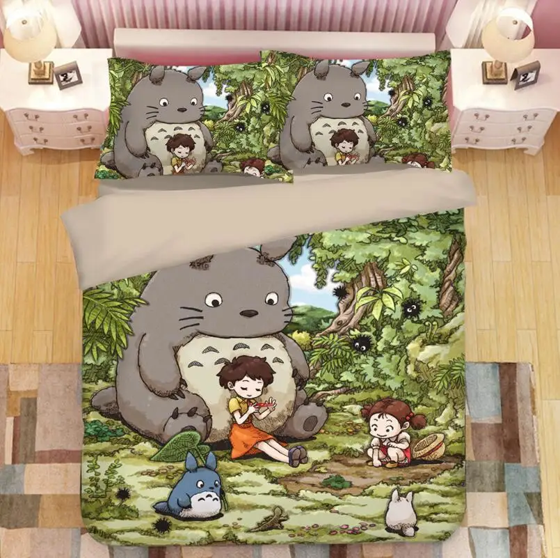 Cartoon Totoro 3D Bedding Set Duvet Covers Pillowcases Comforter Bedding Sets Bedclothes Bed Linen Bedding Set Bed Set
Cartoon Totoro 3D Bedding Set Duvet Covers Pillowcases Comforter Bedding Sets Bedclothes Bed Linen Bedding Set Bed Set