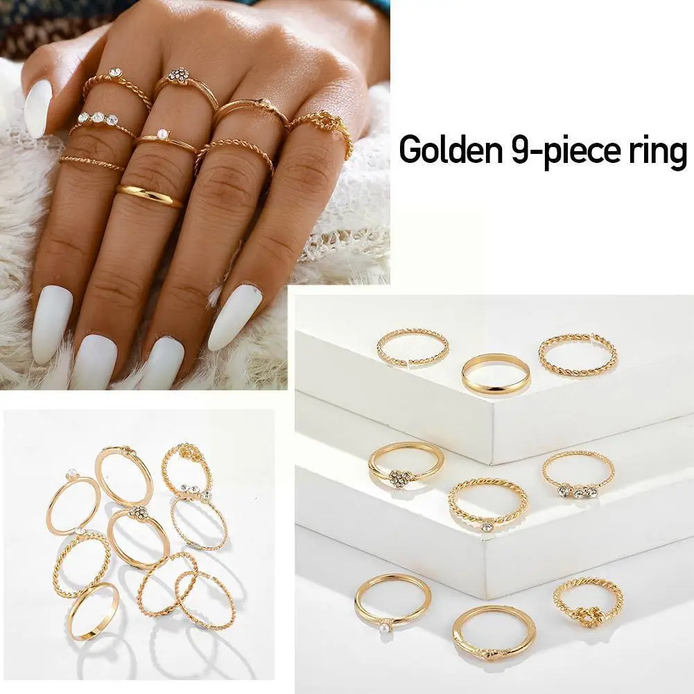 Boho Vintage Gold Star Knuckle Midi Rings For Women Rings Set Geometric Finger Jewelry Female 9 Crystal BOHO Pcs/set Fashio P3A1
Boho Vintage Gold Star Knuckle Midi Rings For Women Rings Set Geometric Finger Jewelry Female 9 Crystal BOHO Pcs/set Fashio P3A1
