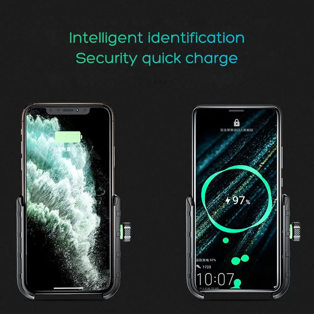 Mobile Phone Holder Motorcycle Smartphone Support for Moto Motor Motorbike Handlebar Mount Stand with Wireless Charger 
Mobile Phone Holder Motorcycle Smartphone Support for Moto Motor Motorbike Handlebar Mount Stand with Wireless Charger