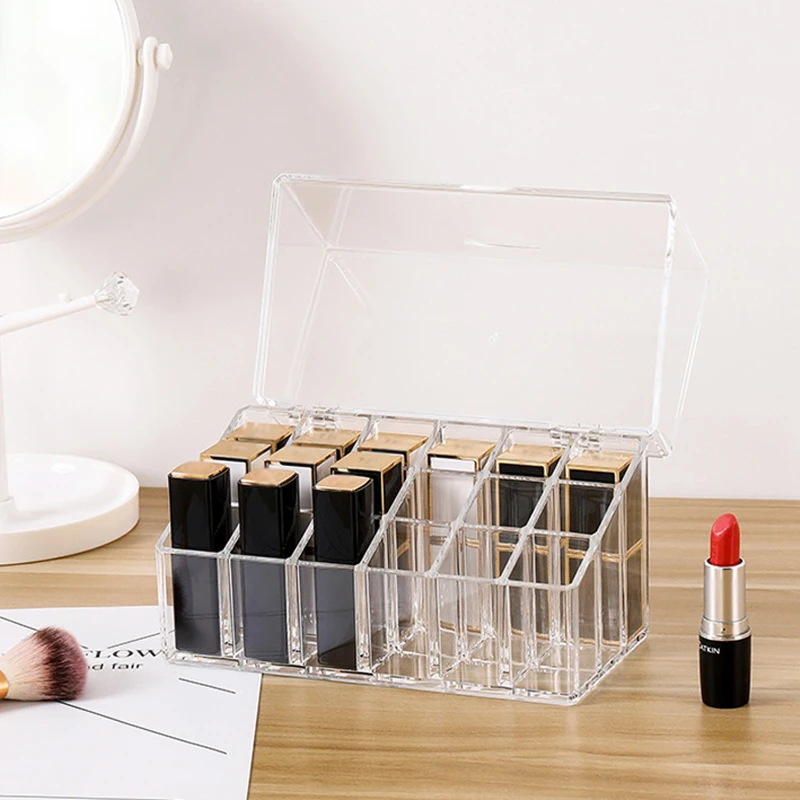 Transparent 18 Grids Make Up Drawer Organizer Lipstick Storage Cosmetic Boxes J9
Transparent 18 Grids Make Up Drawer Organizer Lipstick Storage Cosmetic Boxes J9