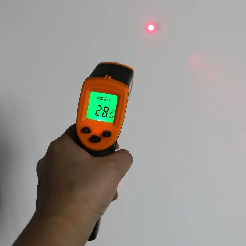 Digital Laser Infrared Thermometer -50~600 Degree Temperature Measuring Gun C/F | Инструменты