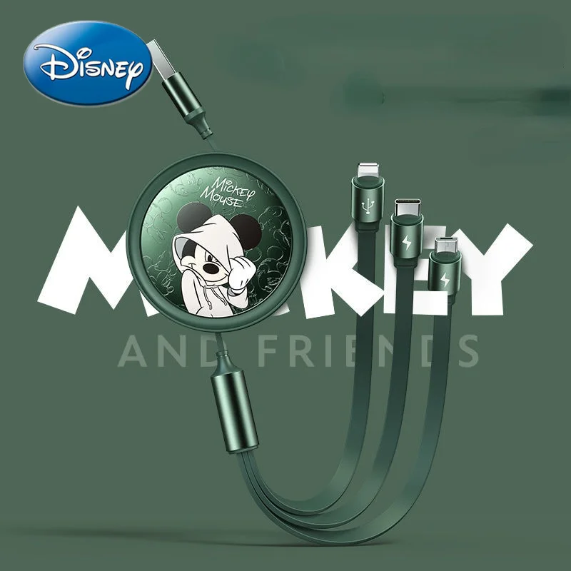 Disney Mickey Mouse Minnie Car Data Cable One for Three Fast Charging Retractable Cable Apple Huawei Android Universal 
Disney Mickey Mouse Minnie Car Data Cable One for Three Fast Charging Retractable Cable Apple Huawei Android Universal