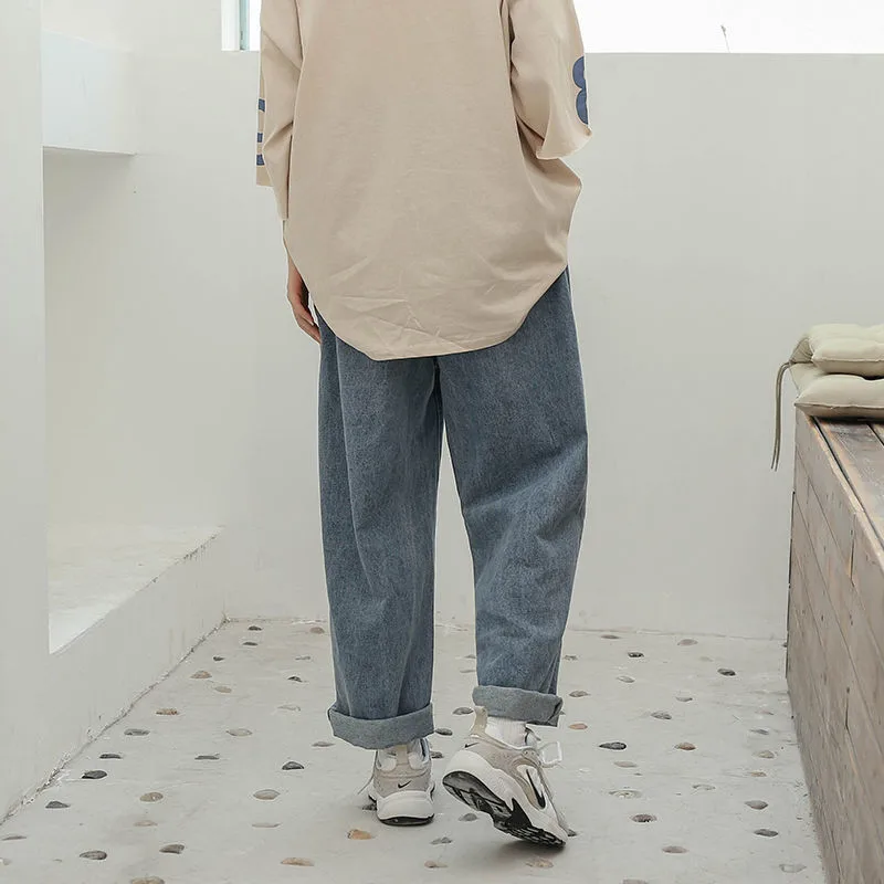Women Retro Harajuku Chic High Waist Denim Pants Wide Leg Zipper Fly Akle-Length Jeans Pants Push Up Flare Trousers Streetwear
Women Retro Harajuku Chic High Waist Denim Pants Wide Leg Zipper Fly Akle-Length Jeans Pants Push Up Flare Trousers Streetwear
