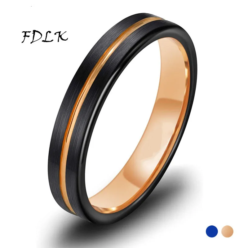 Chic Jewelry 4mm 8mm Black Rose Gold Plated Stainless Steel Ring for Women Men Engagement Wedding Jewelry Cocktail Accessories
Chic Jewelry 4mm 8mm Black Rose Gold Plated Stainless Steel Ring for Women Men Engagement Wedding Jewelry Cocktail Accessories