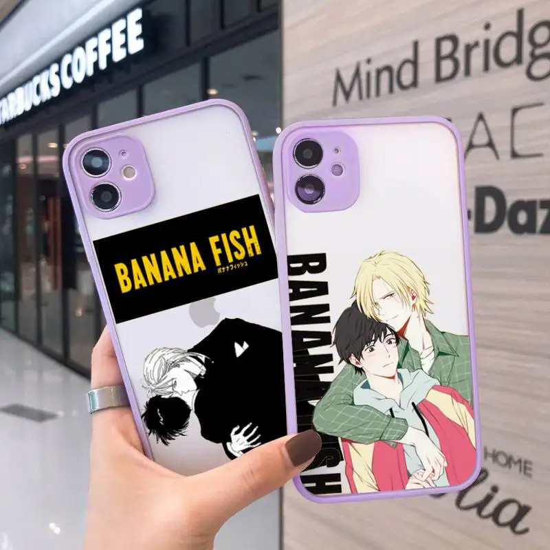 Anime Banana Fish Phone Cases Matte transparent For Purple iPhone 12 Mini 11 Pro XR XS Max 7 8 Plus X Back Cover
Anime Banana Fish Phone Cases Matte transparent For Purple iPhone 12 Mini 11 Pro XR XS Max 7 8 Plus X Back Cover