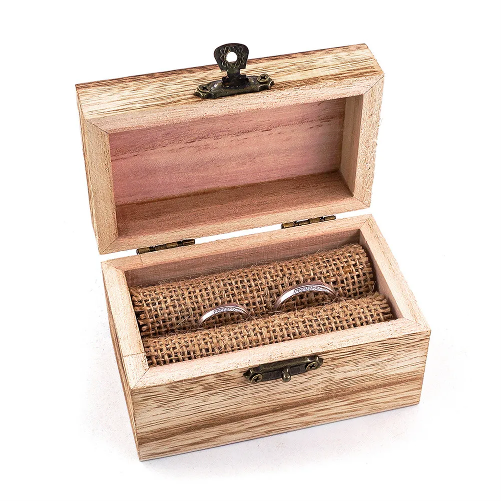 Personalized Wood Wedding Wooden Ring Box Holder Wedding Ring Bearer Box Proposal Engagement Birthday Anniversary Storage Box
Personalized Wood Wedding Wooden Ring Box Holder Wedding Ring Bearer Box Proposal Engagement Birthday Anniversary Storage Box