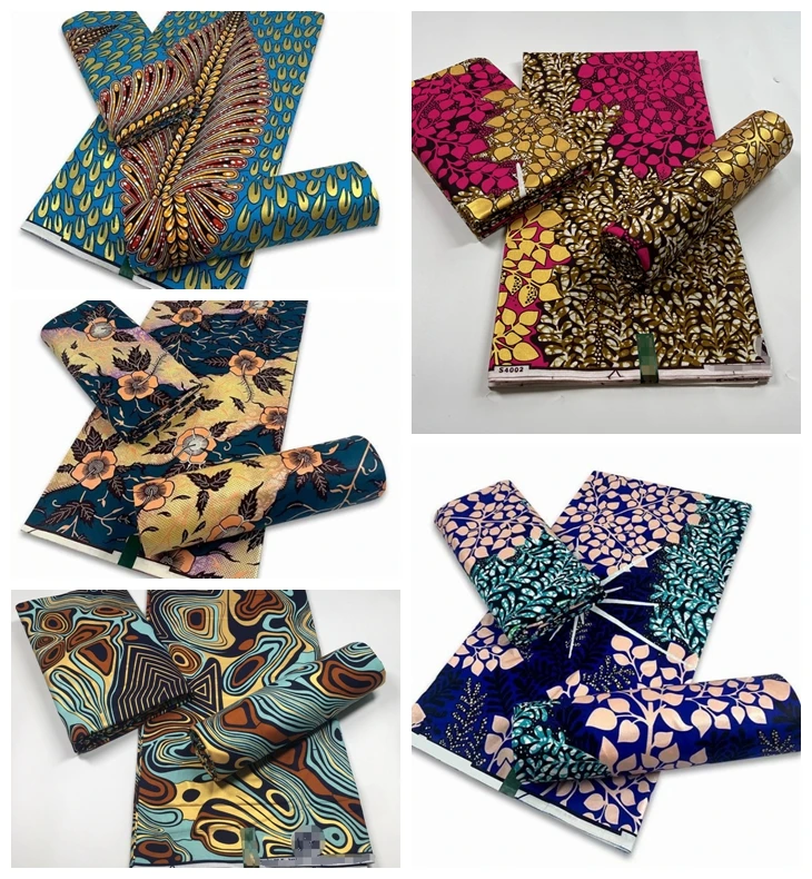 2022 Africa Ankara Prints Batik Patchwork Fabric Real gold Wax African Sewing Material 100% Cotton Good Quality Tissu For Dress
2022 Africa Ankara Prints Batik Patchwork Fabric Real gold Wax African Sewing Material 100% Cotton Good Quality Tissu For Dress