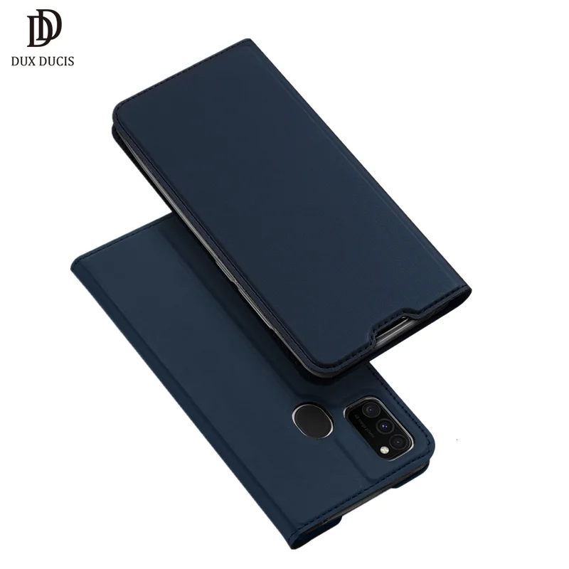 Роскошный чехол книжка из ПУ кожи с бумажником для Samsung Galaxy M30S M307FD сумки телефонов
